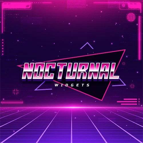 Nocturnal Retro Tech Streamlabs Widgets