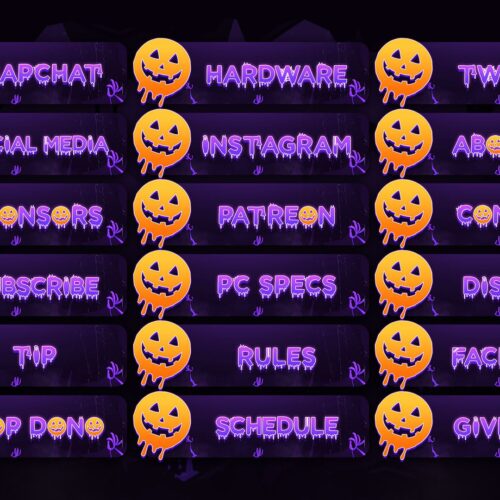 Halloween Twitch Panels