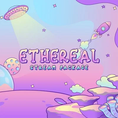 Ethereal Trippy Animated Twitch Overlay