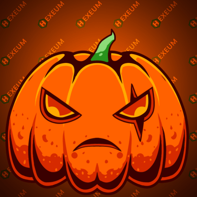 Pumpkin Stare Twitch Emote