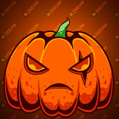 Pumpkin Stare Twitch Emote