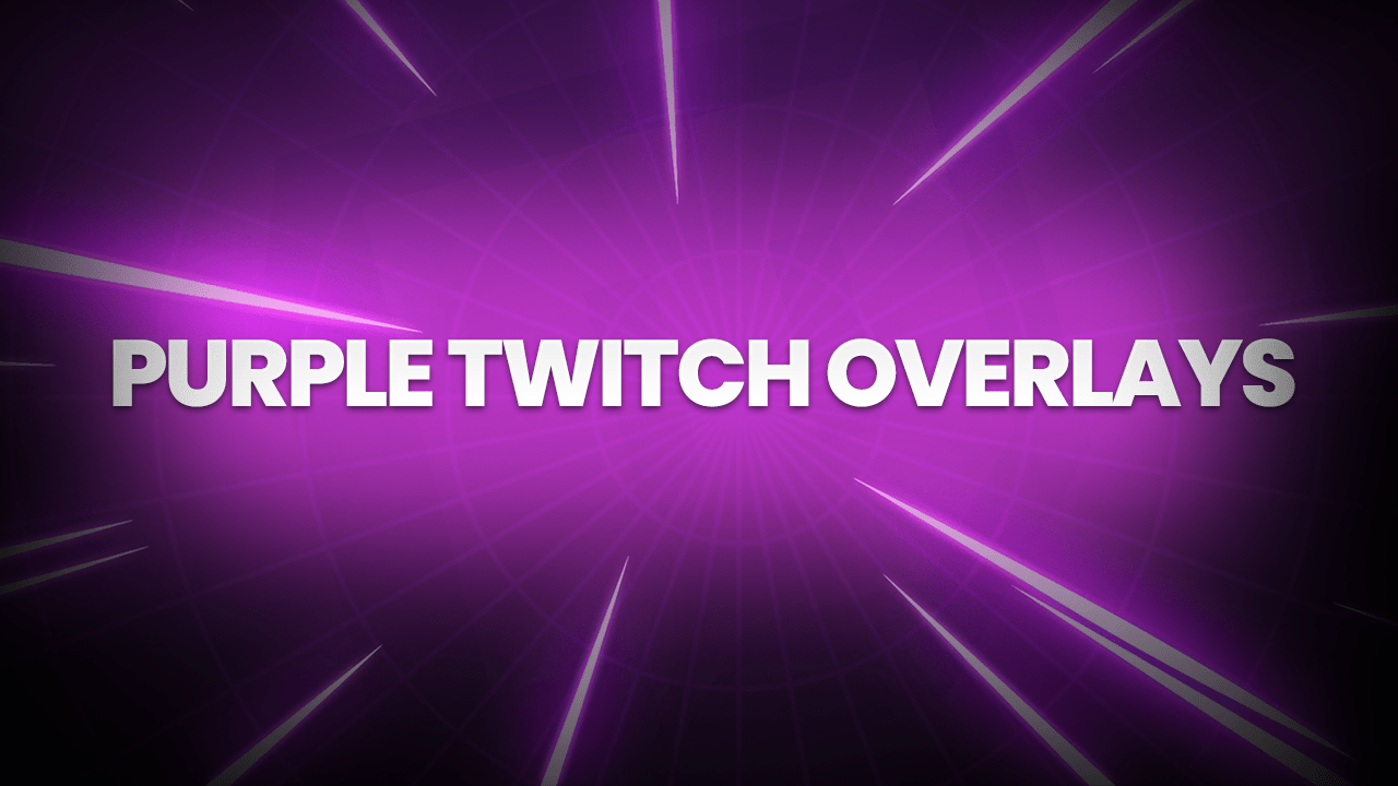 24+ purple twitch overlay list : best ones
