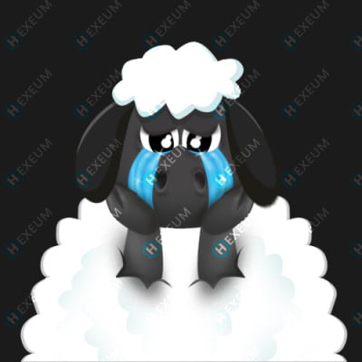Sheep Cry Twitch Emote