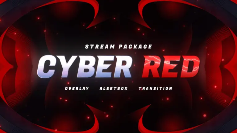 cyber red free overlay by kudos