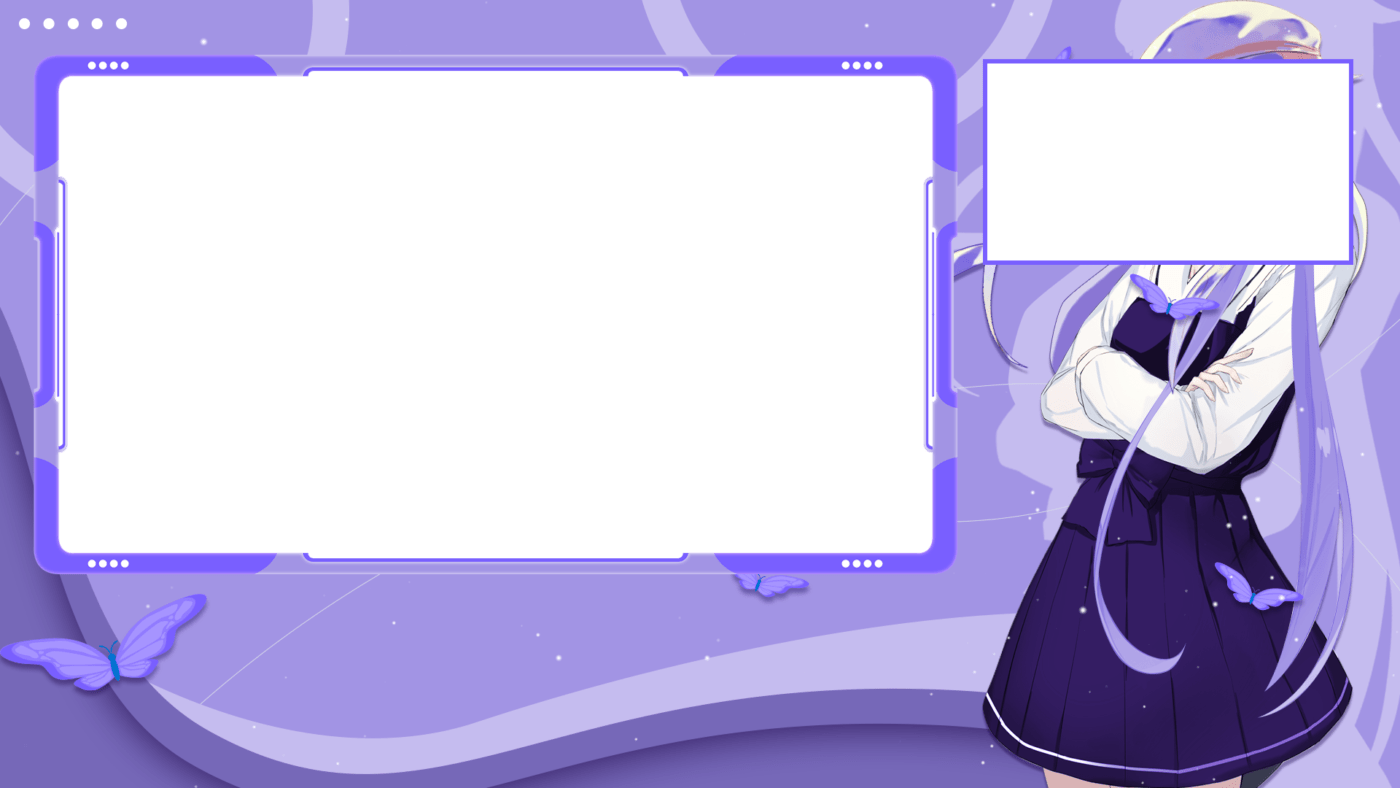 free vtuber cute intermission screen