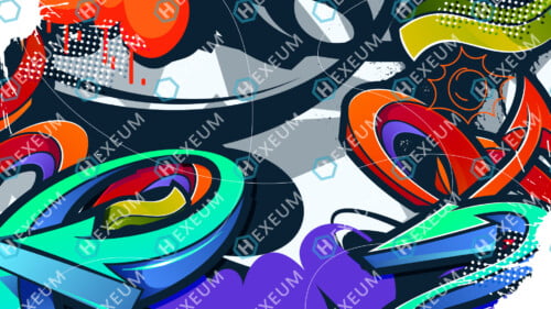 Graffiti Stream Background