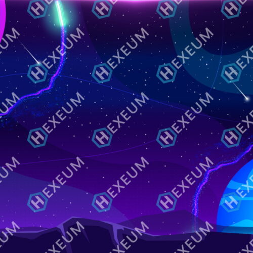 Neon Space Stream Background