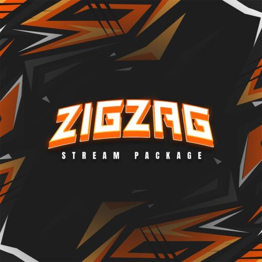 Zigzag Animated Twitch Overlay