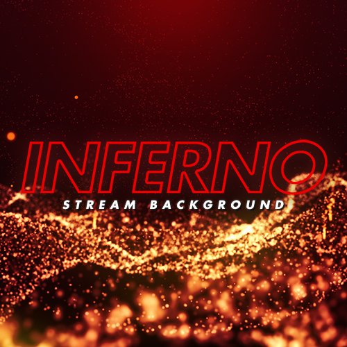 Inferno Red Particle Stream Background