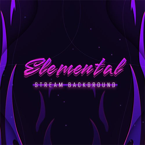 Elemental Purple Stream Background