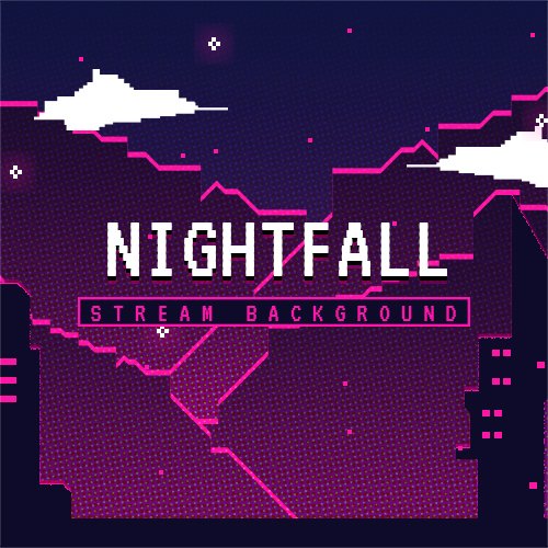 Nightfall Pixel Stream Background