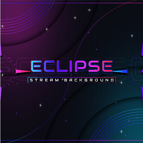 Eclipse Neon Stream Background