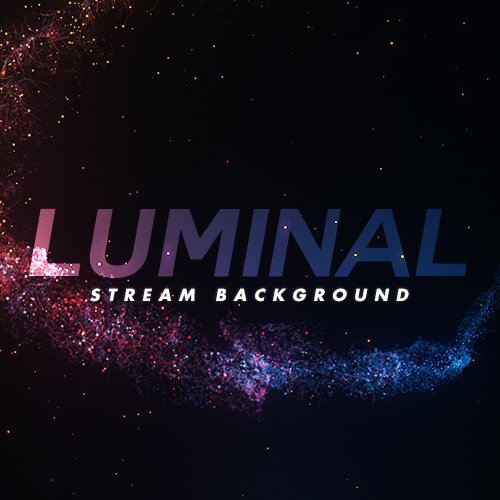 Luminal Particle Stream Background