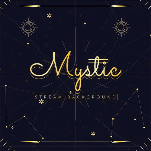 Mystic Celestial Stream Background