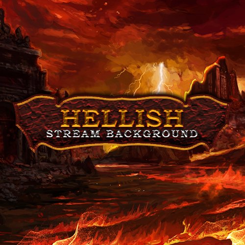Hellish Fantasy Stream Background