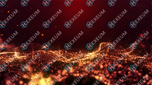 Red Particle Stream Background