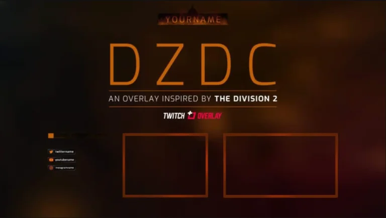 free stream overlays for OBS youtube twitch