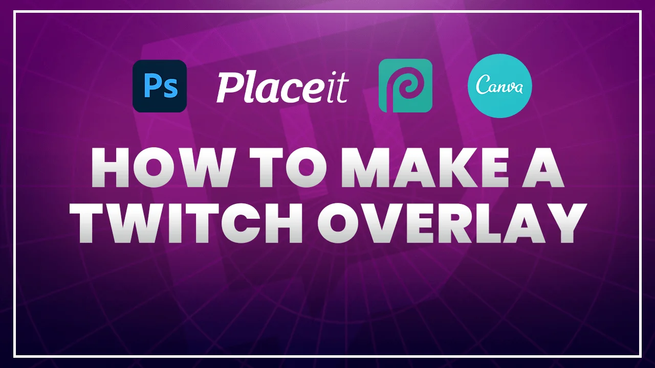 how to make a twitch overlay - completely free