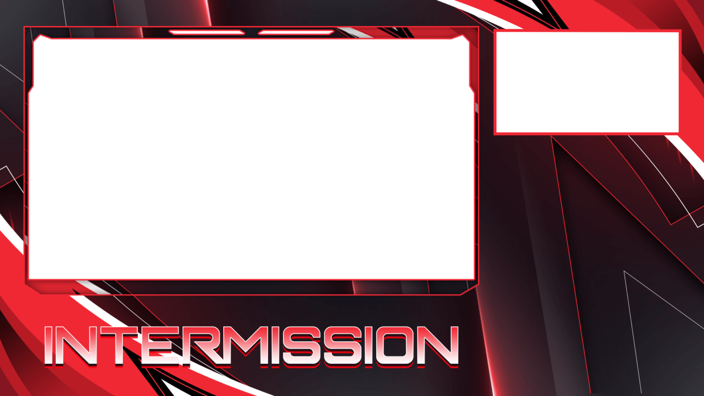 free red intermission screen