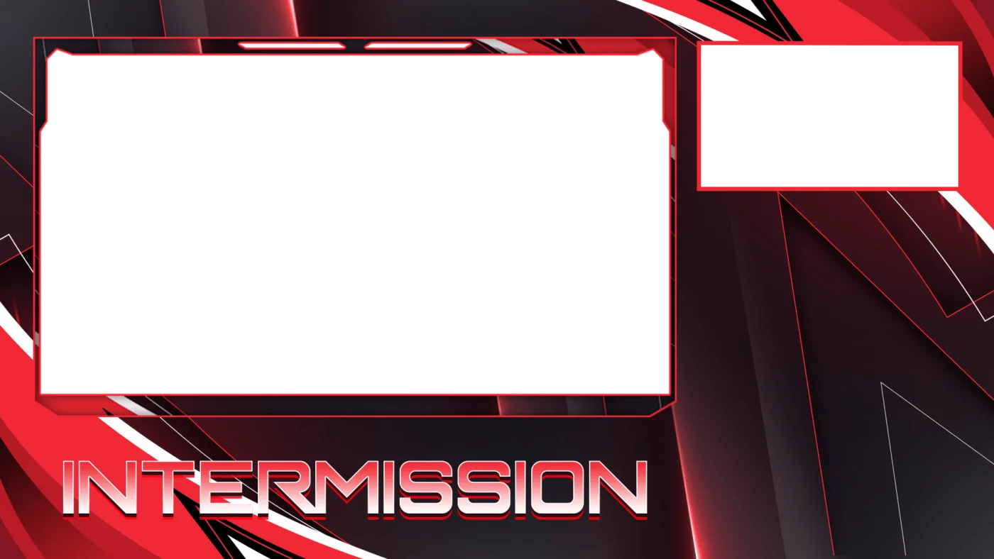 free red intermission screen
