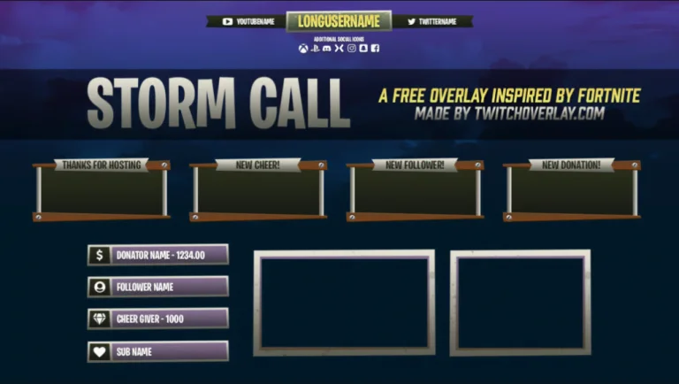 free stream overlays