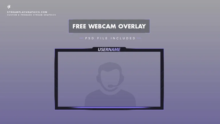 Razor Blue Chat Overlay for Twitch,  & Streamlabs OBS
