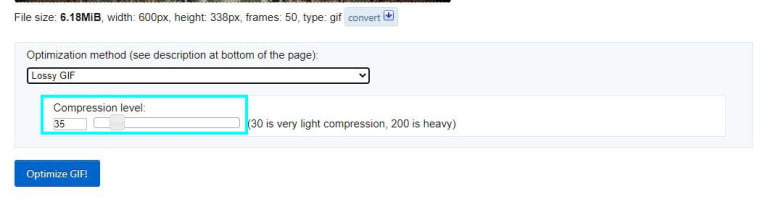 optimising gif