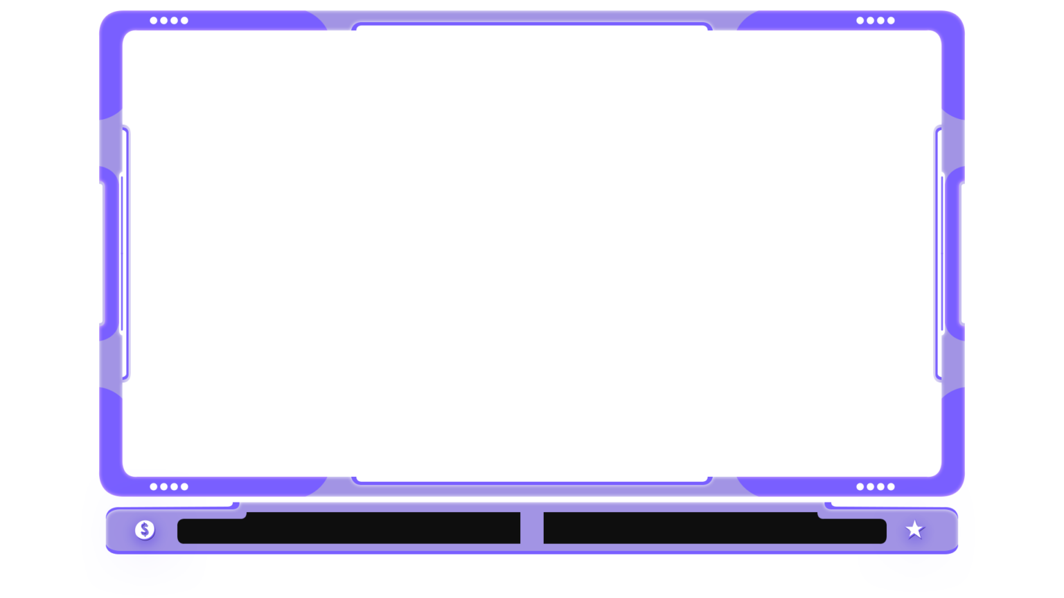 free webcam overlay template png