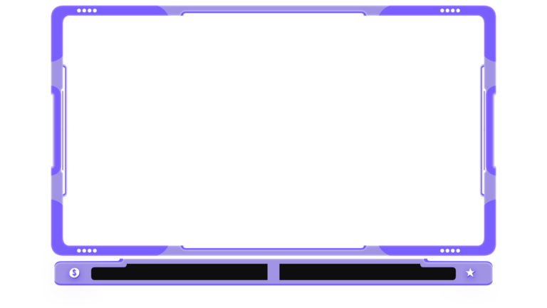 free cute kawaii webcam overlay