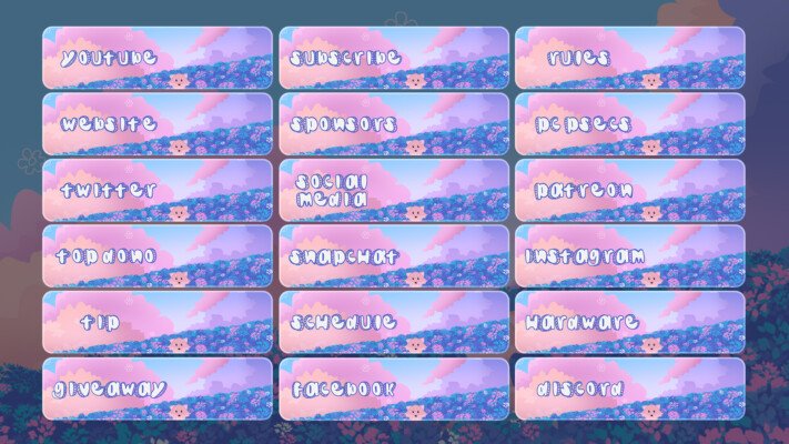 Fox Twitch overlay package for OBS
