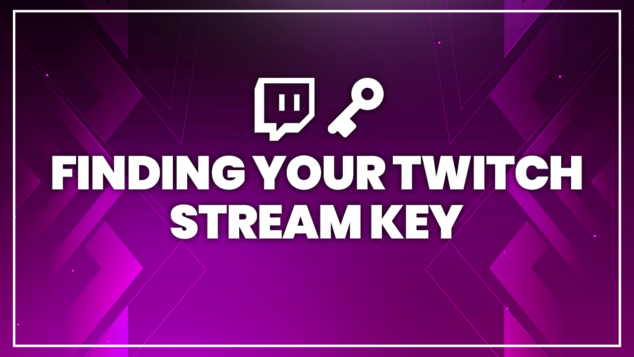 finding your twitch stream key