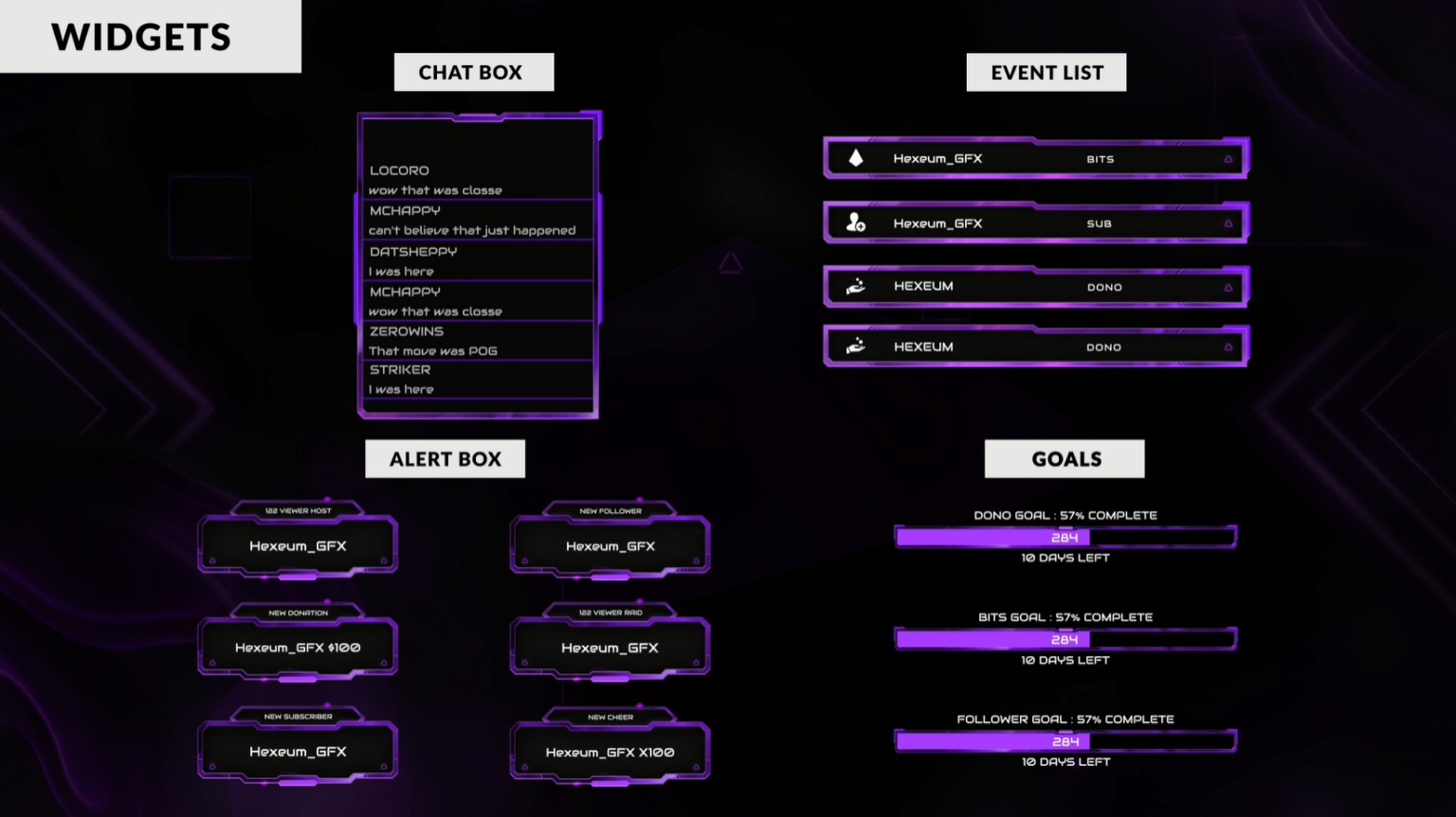 Stream Widgets for Twitch, OBS, YouTube, Facebook & Streamlabs