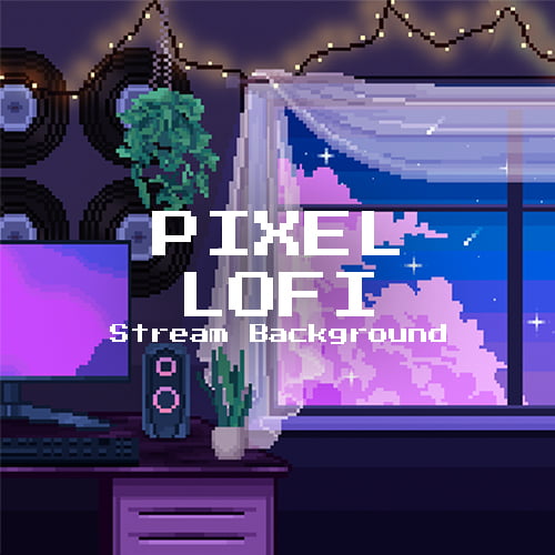Pixel Lofi Stream Background
