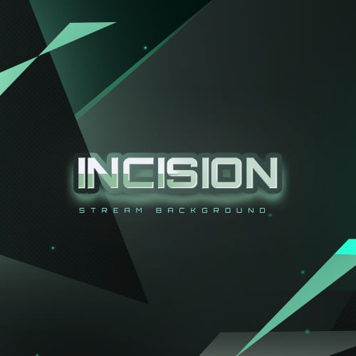 Incision Mint Green Stream Background Thumbnail
