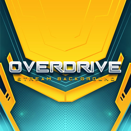 Overdrive Yellow Stream Background Thumbnail