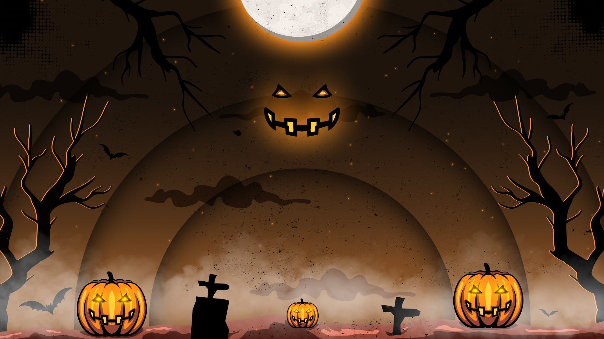 Halloween : Spooky Stream Background - Hexeum
