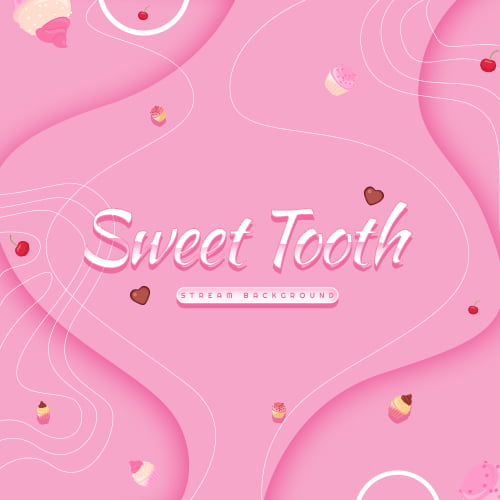Sweet Tooth Pink Stream Background Thumbnail
