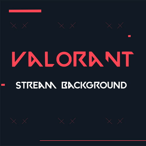 Valorant Stream Background Thumbnail