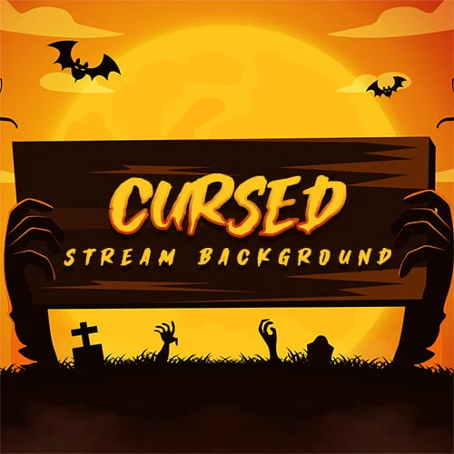 Cursed Halloween Stream Background