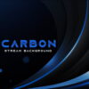 Carbon Blue Stream Background Thumbnail