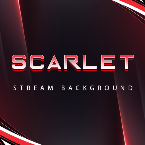Scarlet Red Stream Background Thumbnail
