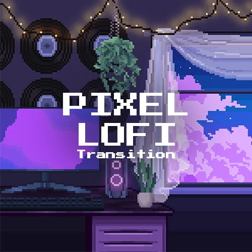 Pixel Lofi Twitch Transition