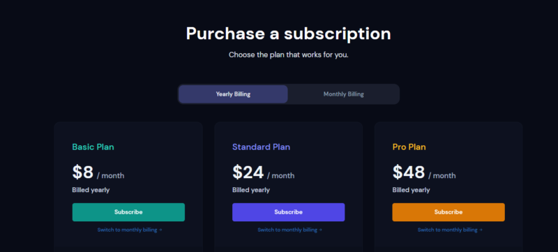 midjourney subscription plan