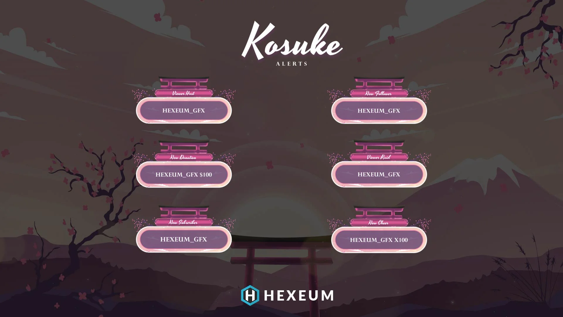 free japanese twitch alerts