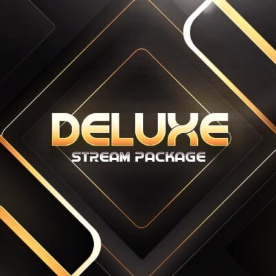 Deluxe Gold Animated Twitch Overlay