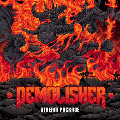 Demolisher Heavy Metal Animated Twitch Overlay
