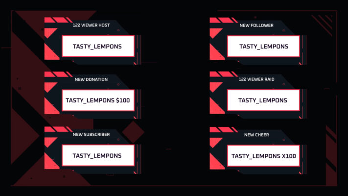 Precision Alerts : Valorant Animated Twitch Alerts - Hexeum