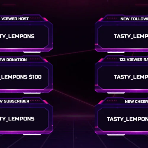 Retro Tech Twitch Alerts