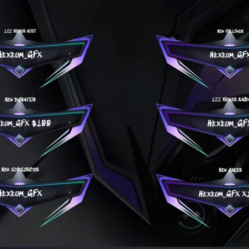 Purple Twitch Alerts