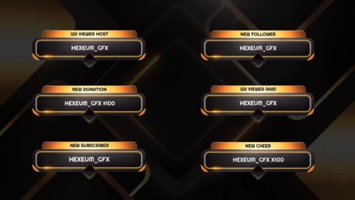 Gold Twitch Alerts